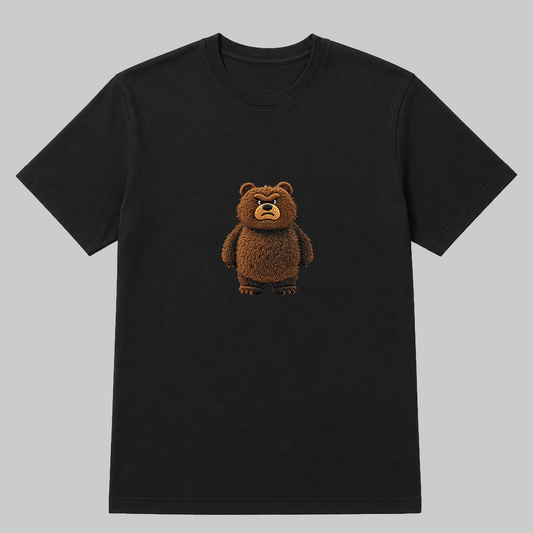 Brooding Brown Bear T-Shirt — Bad Moods Club