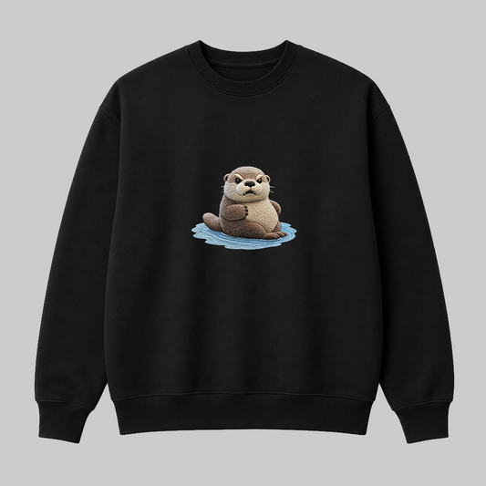 Chaotic Otter Sweatshirt — Bad Moods Club