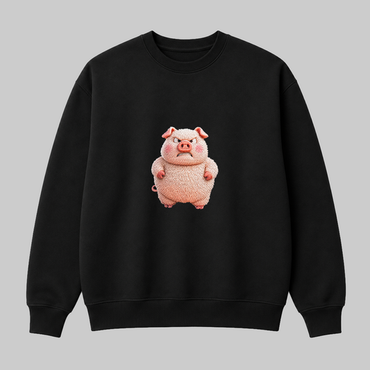 Cranky Pig Sweatshirt — Bad Moods Club