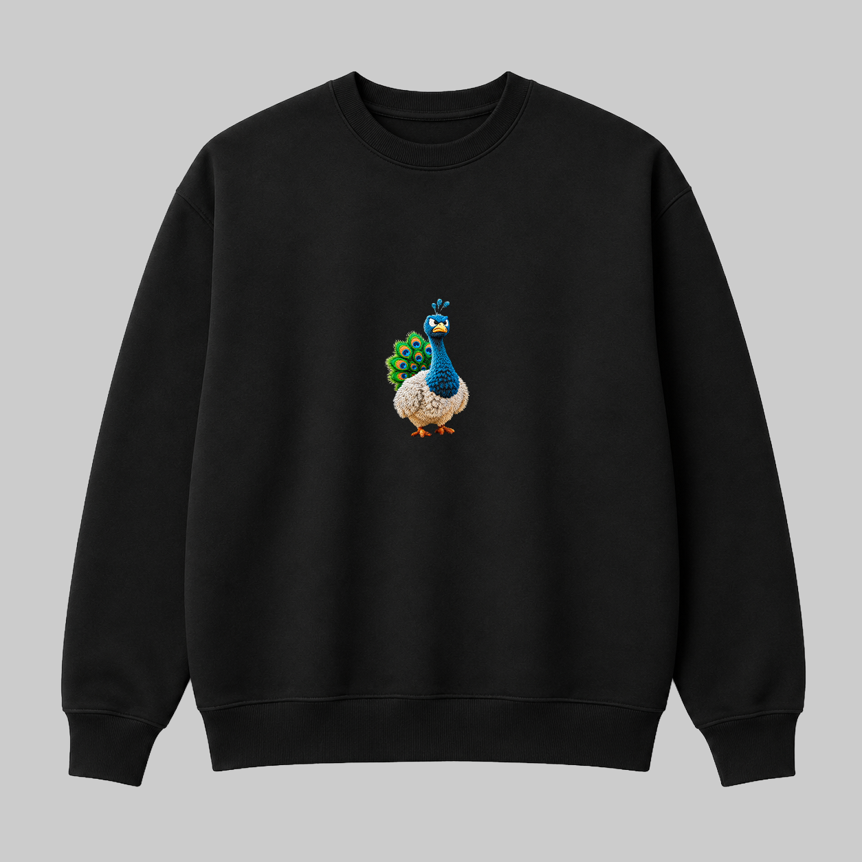 Proud Peacock Sweatshirt — Bad Moods Club
