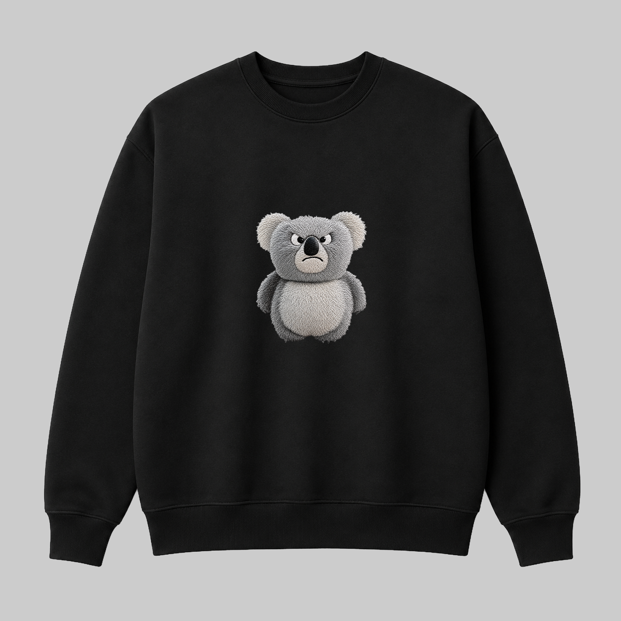 Sleep-Deprived Koala Sweatshirt — Bad Moods Club