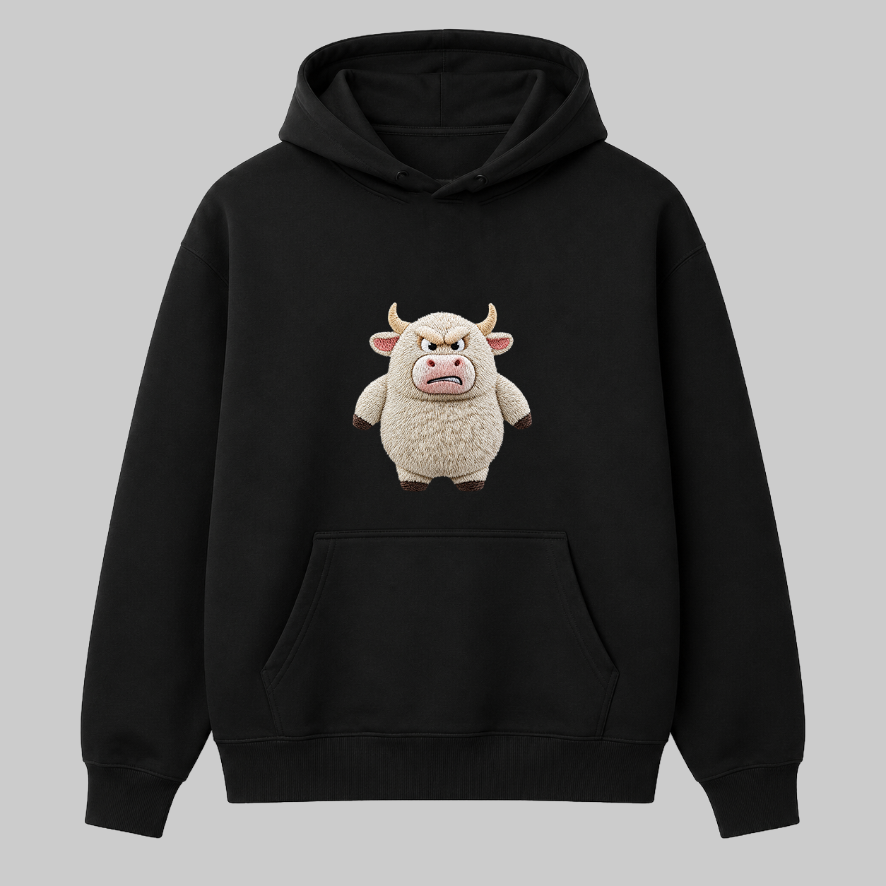 Stubborn Bull Hoodie — Bad Moods Club
