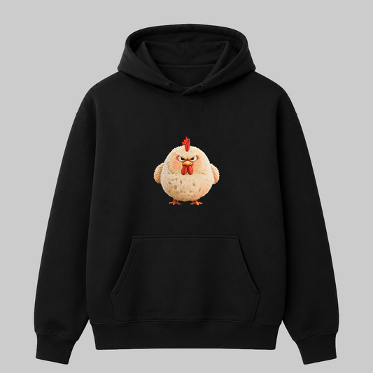 Triggered Chicken Hoodie — Bad Moods Club