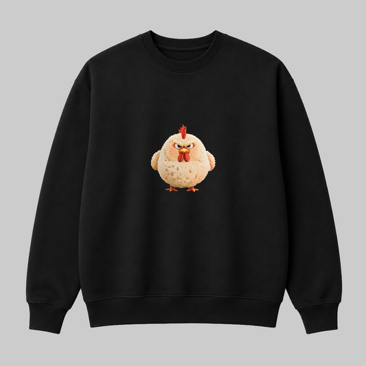 Triggered Chicken Sweatshirt — Bad Moods Club