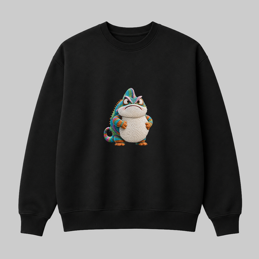 Rainbow Chameleon Sweatshirt — Bad Moods Club