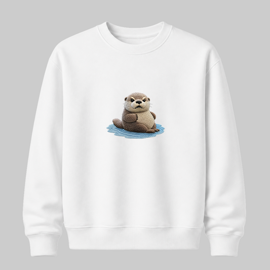 Chaotic Otter Sweatshirt — Bad Moods Club