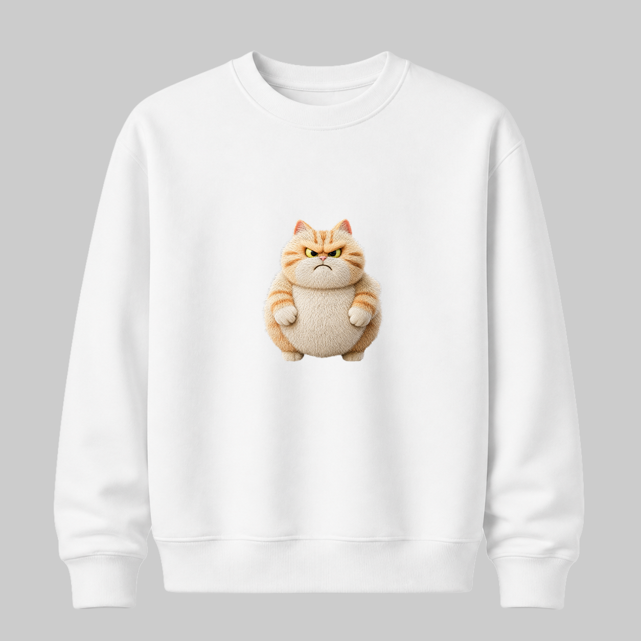 Condescending Cat Sweatshirt — Bad Moods Club