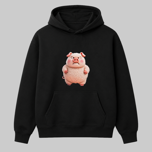 Cranky Pig Hoodie — Bad Moods Club