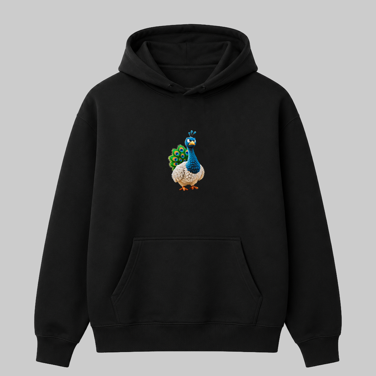 Proud Peacock Hoodie — Bad Moods Club