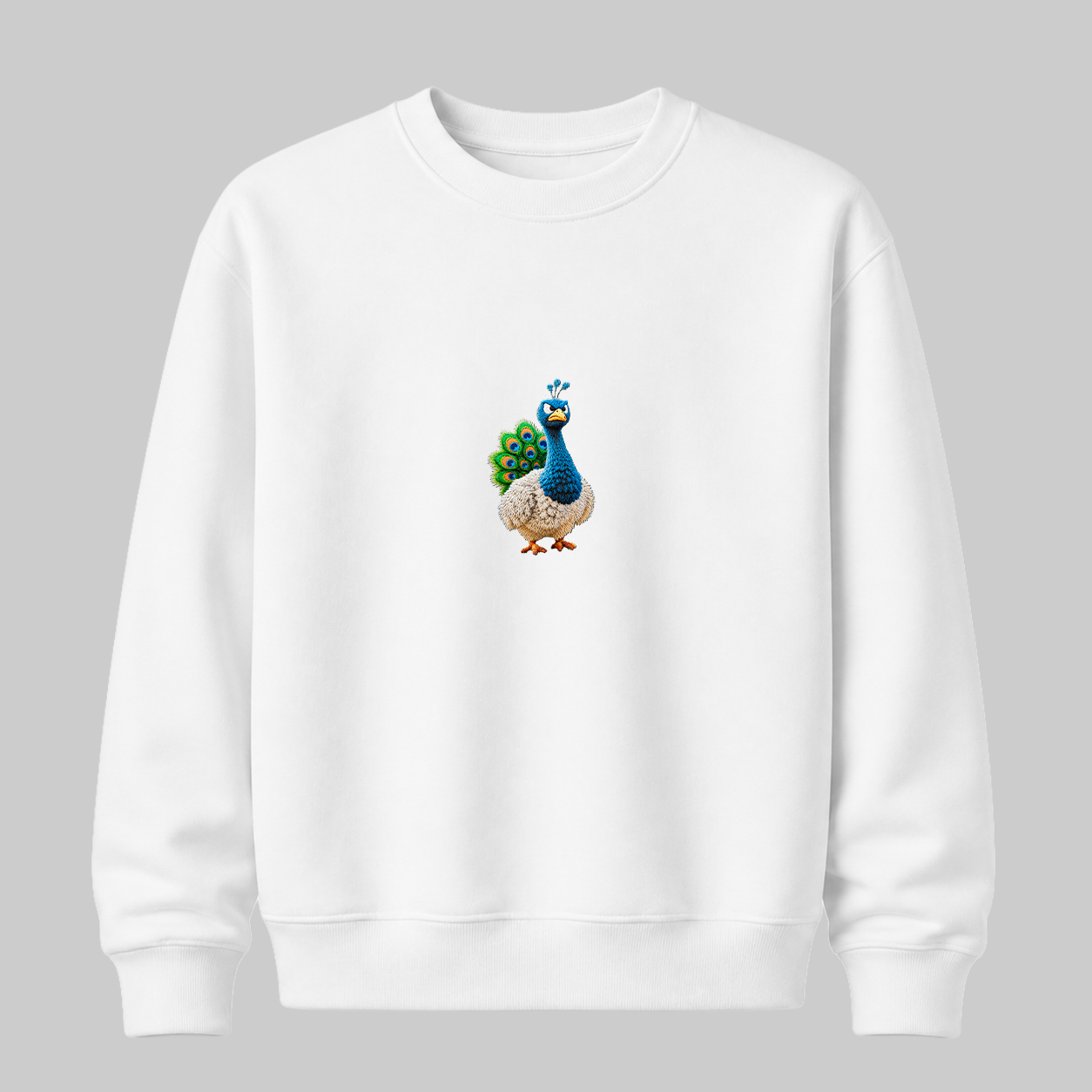 Proud Peacock Sweatshirt — Bad Moods Club