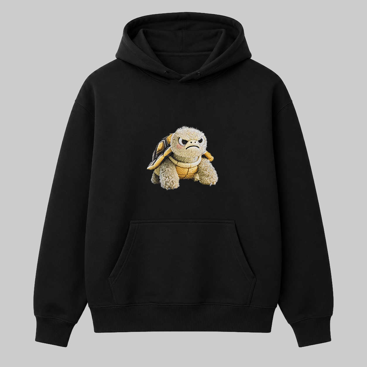 Stone-Face Turtle Hoodie — Bad Moods Club
