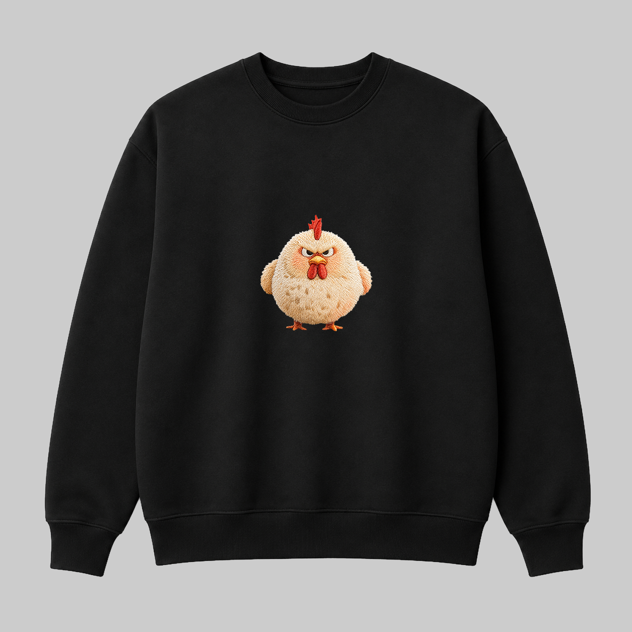 Triggered Chicken Sweatshirt — Bad Moods Club