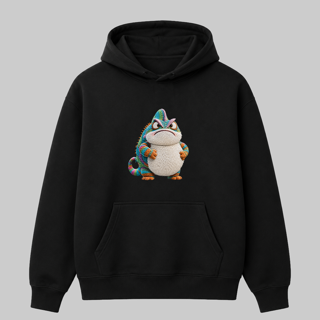 Rainbow Chameleon Hoodie — Bad Moods Club