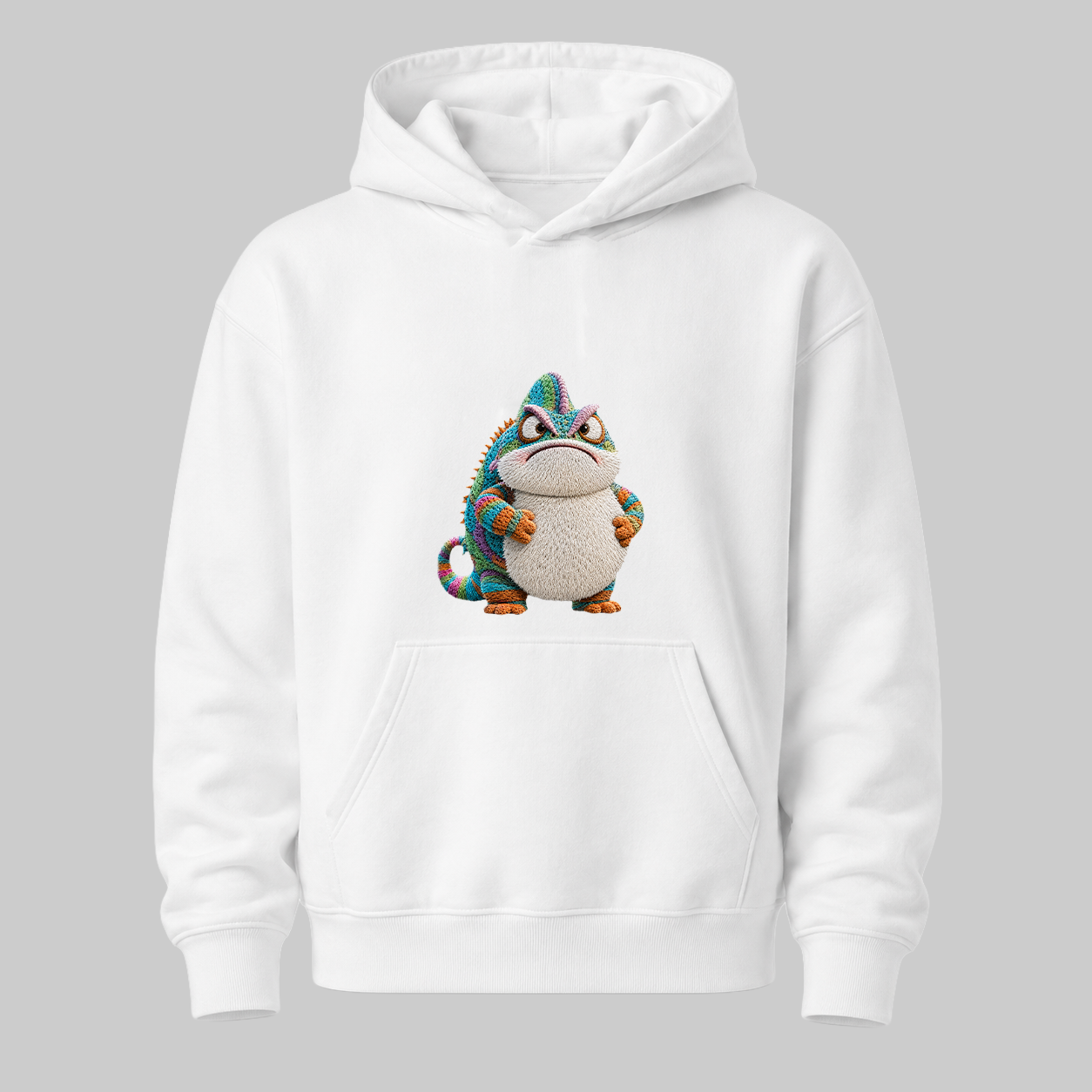 Rainbow Chameleon Hoodie — Bad Moods Club