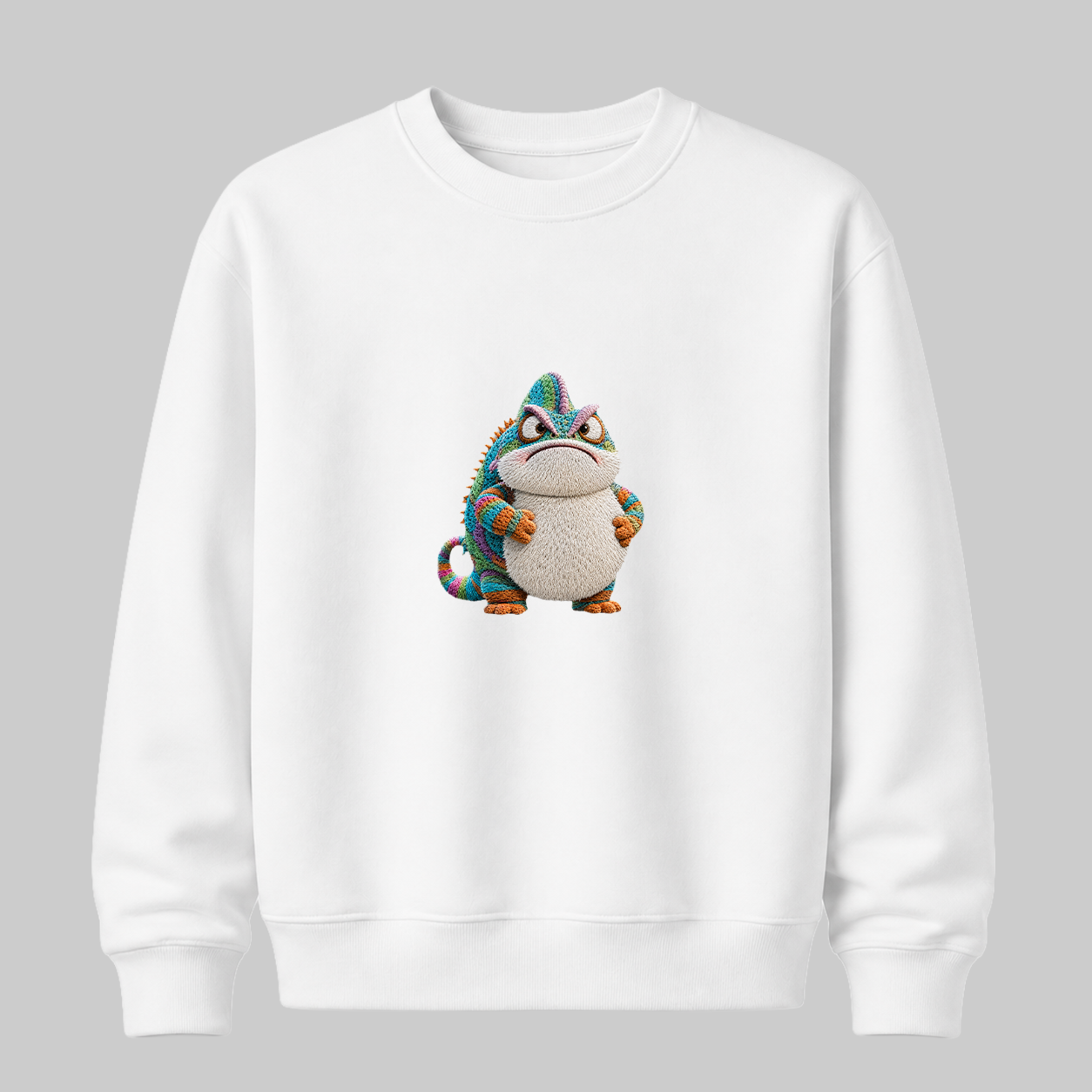 Rainbow Chameleon Sweatshirt — Bad Moods Club