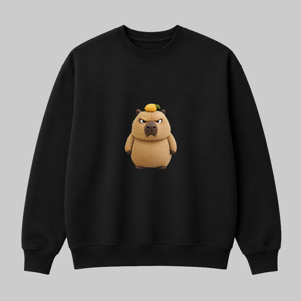 Unbothered Capybara Sweatshirt — Bad Moods Club