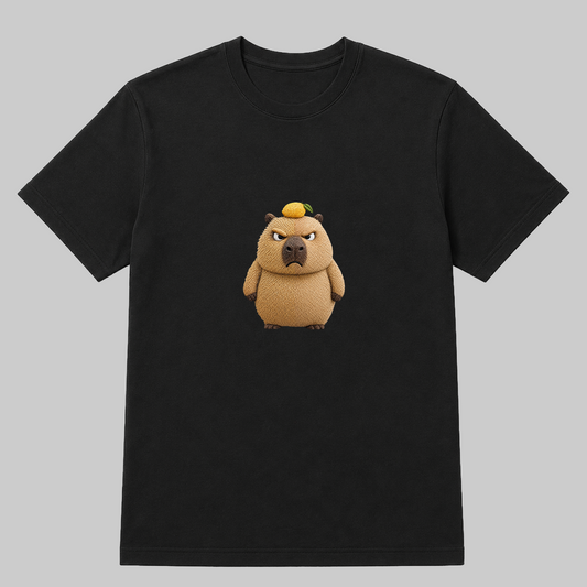 Unbothered Capybara T-Shirt — Bad Moods Club