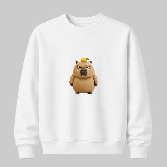 Unbothered Capybara Sweatshirt — Bad Moods Club