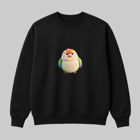 Grumpy Parrot Sweatshirt — Bad Moods Club